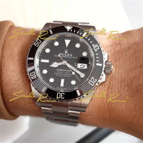 rolex submariner ghiera blu e nera